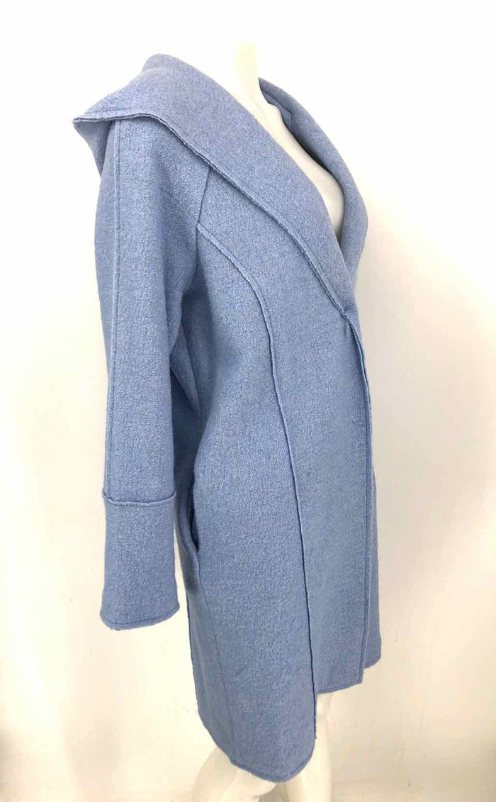 JOIE Lt Blue Wool Blend Wrap Women Size SMALL (S) Coat