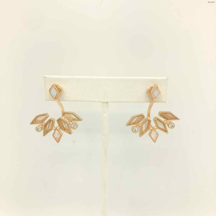 KENDRA SCOTT Rose Gold Opal Earrings