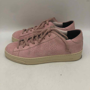 P448 Pink White Suede Sneaker Shoe Size 39 US: 8-1/2 Shoes