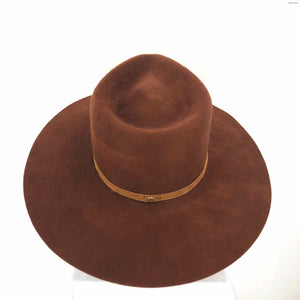 JANESSA LEONE Brown Wool Hat