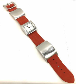 ROBERT LEE MORRIS Abiquiu Multi-Color Leather Sterling Silver Watch