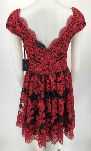 ALEX ADMOR Red Size X-SMALL Dress