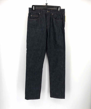 BURBERRY Dark Blue Denim Made in Italy Straigh Leg 2 Button Jeans
