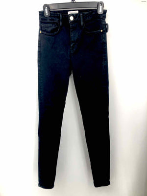 FRAME Black Denim Skinny Size 1  (XS) Jeans