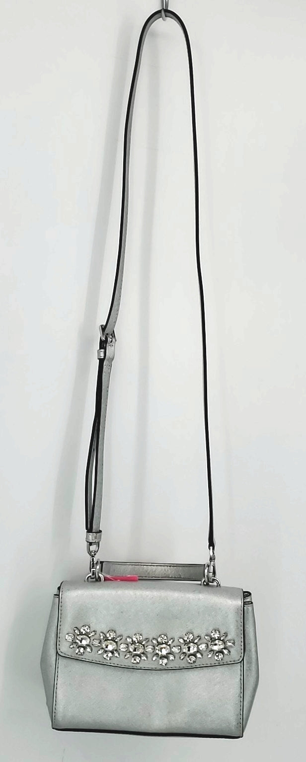 Michael kors white and silver purse Clearance