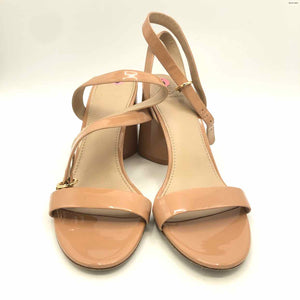 TORY BURCH Nude Patent Leather Chunky Heel Heels Shoe Size 9 Shoes