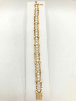 White Pearl 14k Gold 14k-Bracelet
