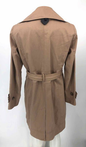 KENNETH COLE Khaki Trench Coat Women Size LARGE  (L) Jacket