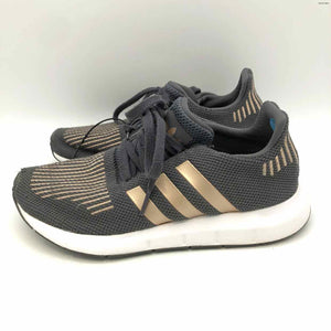 ADIDAS Gray Gold Sneaker Shoe Size 6 Shoes