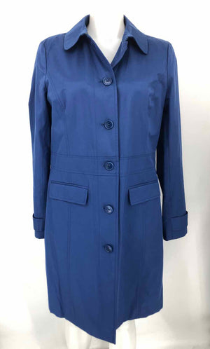 BROOKS BROS. Royal Blue Collar Women Size 10  (M) Coat