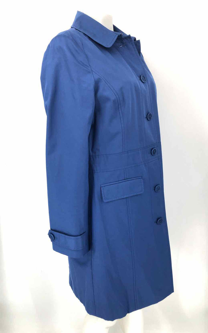 BROOKS BROS. Royal Blue Collar Women Size 10  (M) Coat