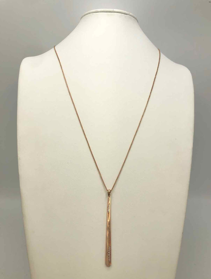 KENDRA SCOTT Rose Gold Adjustable Crystal Necklace