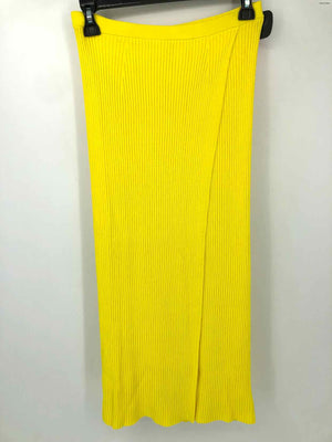 MRZ Yellow Made in Italy Ribbed Size SMALL (S) Skirt