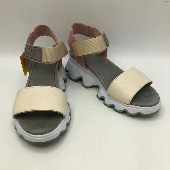 SOREL Multi-Color Pink Sandal Shoe Size 37.5 US: 7 Shoes