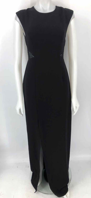 HALSTON Black Maxi Length Size 6  (S) Dress