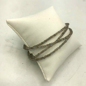AMELIA ROSE DESIGN Sterling Silver Labradorite Multi-Wrap 33-35" ss Bracelet