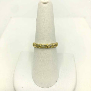 Gold Plated Sterling Silver ss Ring sz8 - ReturnStyle