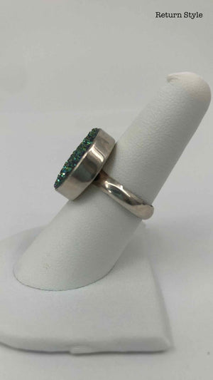 New Ring SS Drusy - ReturnStyle