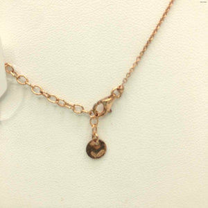 Rose Gold Clear Clover ss Necklace - ReturnStyle