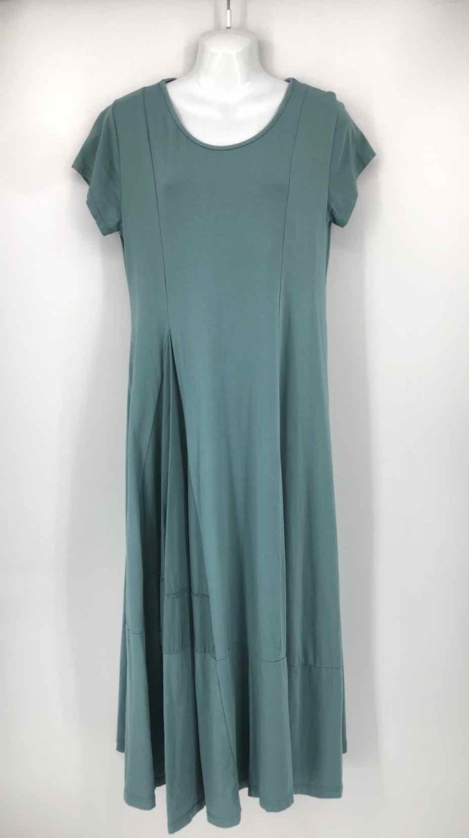 SAGA Teal Cotton Made in Italy Size MEDIUM (M) Dress