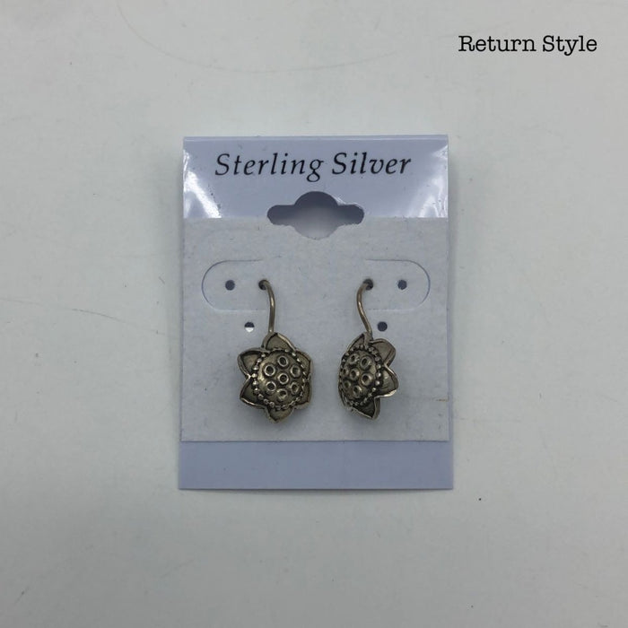 Silver Flower ss Earrings