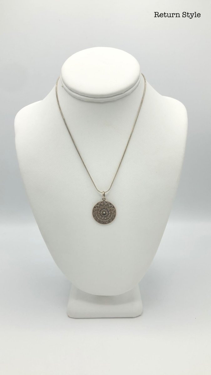 Silver Star Pendant ss Necklace