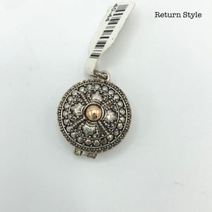 Sterling Silver Balinese Locket New Pend SS - ReturnStyle