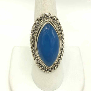 Sterling Silver Chalcedony SZ 8 Ring SS - ReturnStyle