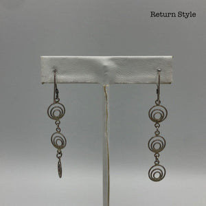 Sterling Silver Circles ss Earrings - ReturnStyle