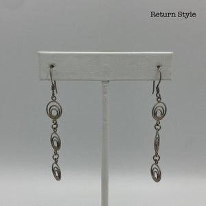 Sterling Silver Circles ss Earrings - ReturnStyle