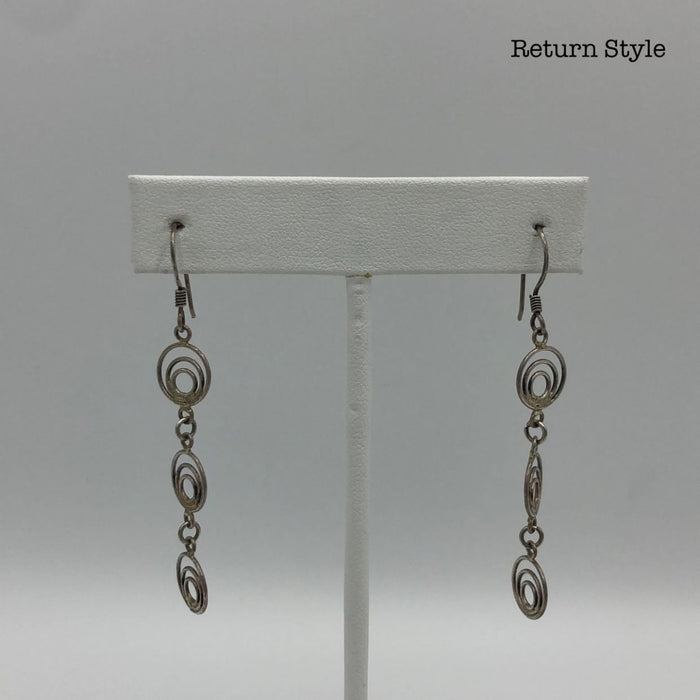 Sterling Silver Circles ss Earrings