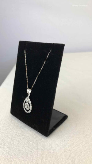 Sterling Silver Cubic Zircon New Neck SS - ReturnStyle