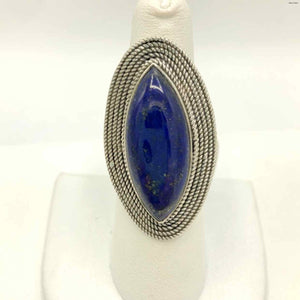 Sterling Silver Lapis SZ 7 Ring SS - ReturnStyle