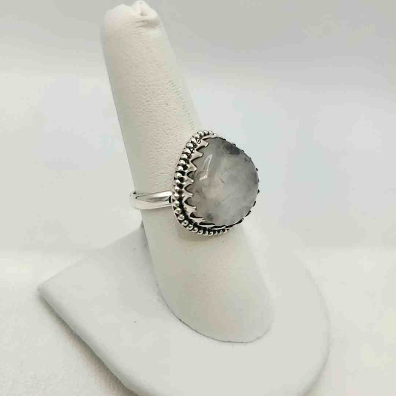 PANDORA Women Silver Moonstone Ring 191012MSG – Busy Bee Jewelry