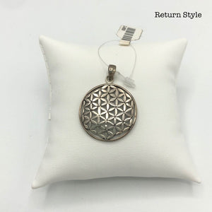 Sterling Silver Round New Pend SS - ReturnStyle