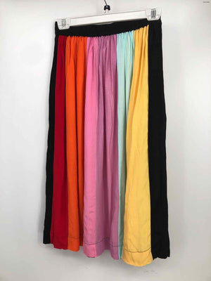 S/W/F Rainbow Colors Stripe Size SMALL (S) Skirt - ReturnStyle