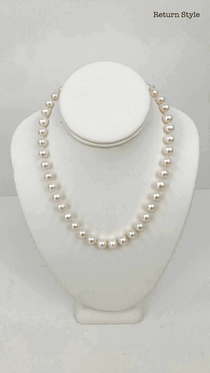 White Pearl 14k-Necklace