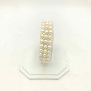White Pearl Elastic Bracelet - ReturnStyle